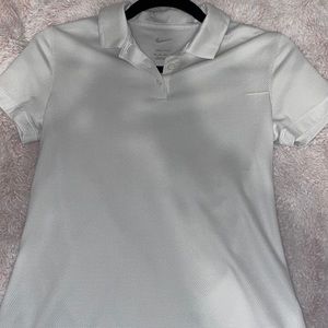 White Nike Golf Tee Size XS